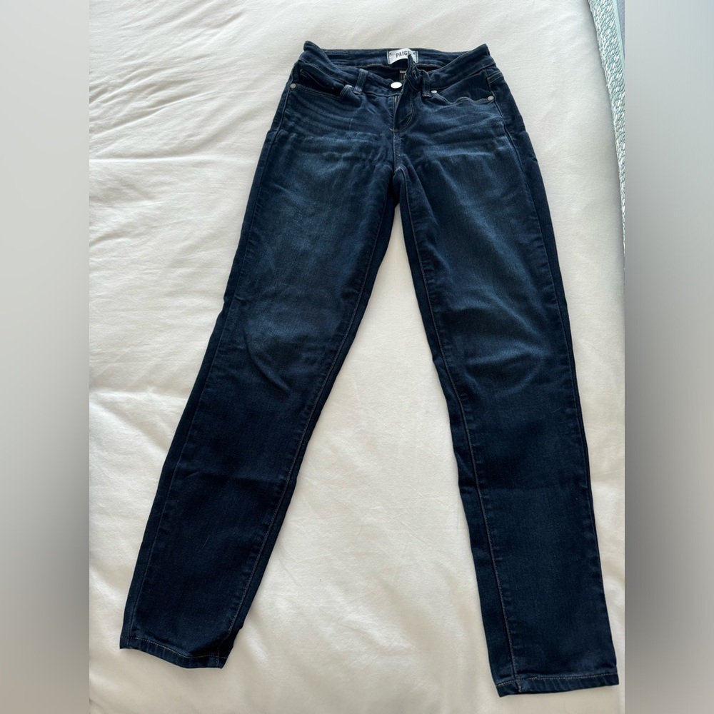 Paige Verdugo ankle jeans. Dark wash size 25
